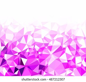 Purple Polygonal Mosaic Background, Creative Design Templates