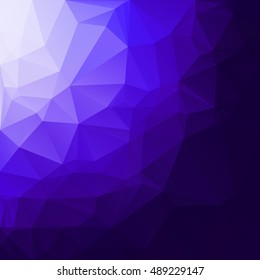 Purple Polygonal Mosaic Background, Creative Design Templates