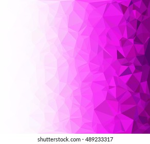 Purple Polygonal Mosaic Background, Creative Design Templates