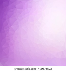 Purple Polygonal Mosaic Background, Creative Design Templates