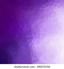 Purple Polygonal Mosaic Background, Creative Design Templates