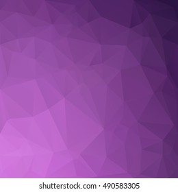 Purple Polygonal Mosaic Background, Creative Design Templates