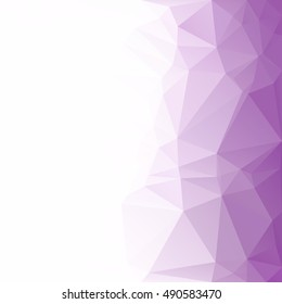 Purple Polygonal Mosaic Background, Creative Design Templates