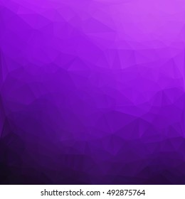 Purple Polygonal Mosaic Background, Creative Design Templates
