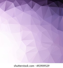 Purple Polygonal Mosaic Background, Creative Design Templates