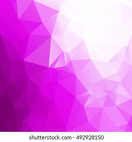 Purple Polygonal Mosaic Background, Creative Design Templates