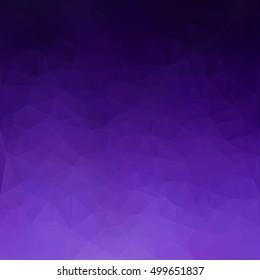 Purple Polygonal Mosaic Background, Creative Design Templates