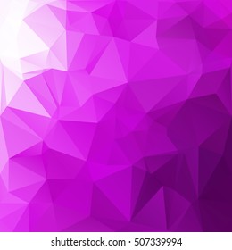 Purple Polygonal Mosaic Background, Creative Design Templates