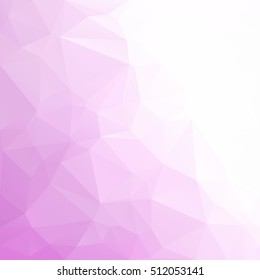 Purple Polygonal Mosaic Background, Creative Design Templates