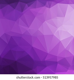 Purple Polygonal Mosaic Background, Creative Design Templates