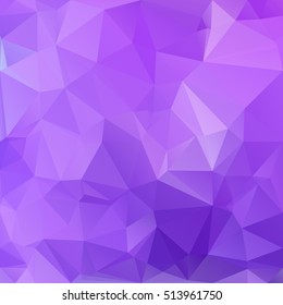 Purple Polygonal Mosaic Background, Creative Design Templates