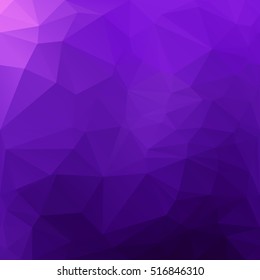 Purple Polygonal Mosaic Background, Creative Design Templates