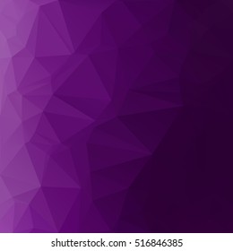 Purple Polygonal Mosaic Background, Creative Design Templates