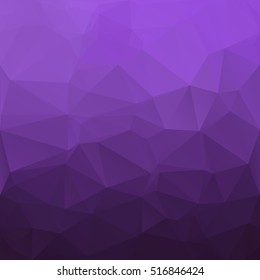 Purple Polygonal Mosaic Background, Creative Design Templates