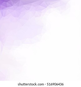 Purple Polygonal Mosaic Background, Creative Design Templates