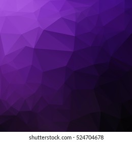 Purple Polygonal Mosaic Background, Creative Design Templates