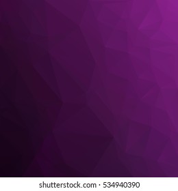 Purple Polygonal Mosaic Background, Creative Design Templates