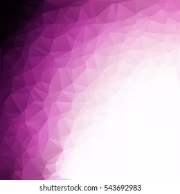Purple Polygonal Mosaic Background, Creative Design Templates