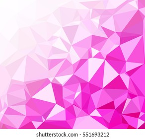 Purple Polygonal Mosaic Background, Creative Design Templates