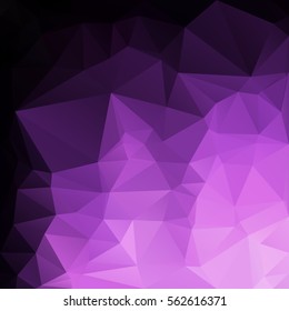 Purple Polygonal Mosaic Background, Creative Design Templates