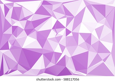 Purple Polygonal Mosaic Background, Creative Design Templates