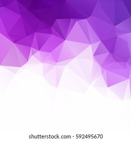 Purple Polygonal Mosaic Background, Creative Design Templates