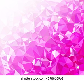 Purple Polygonal Mosaic Background, Creative Design Templates