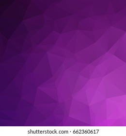 Purple Polygonal Mosaic Background, Creative Design Templates