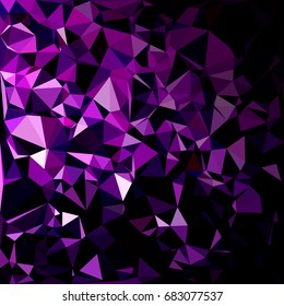 Purple Polygonal Mosaic Background, Creative Design Templates