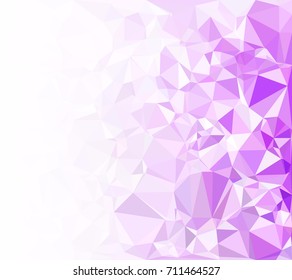 Purple Polygonal Mosaic Background, Creative Design Templates