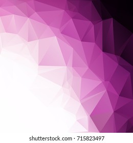 Purple Polygonal Mosaic Background, Creative Design Templates