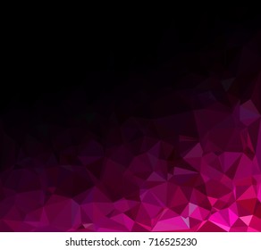 Purple Polygonal Mosaic Background, Creative Design Templates