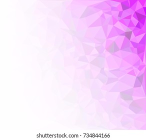 Purple Polygonal Mosaic Background, Creative Design Templates