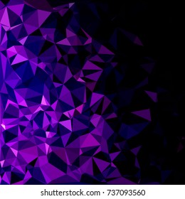 Purple Polygonal Mosaic Background, Creative Design Templates