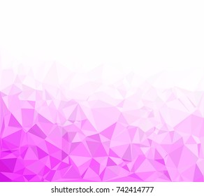 Purple Polygonal Mosaic Background, Creative Design Templates
