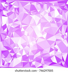 Purple Polygonal Mosaic Background, Creative Design Templates