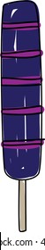 Purple Popsicle Illustration