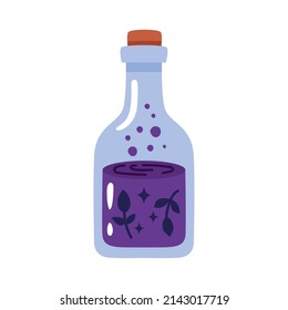 purple potion magic bottle icon