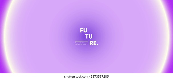 Purple Radial Beam Background. Modern Abstract Circle Texture with Neon Gradient. Vector Design.