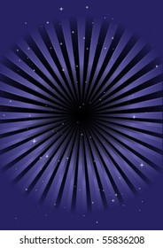 Purple radial vector blast