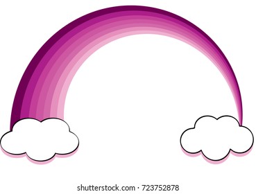 purple rainbow background