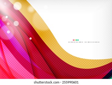 Purple rainbow swirl background, dynamic design