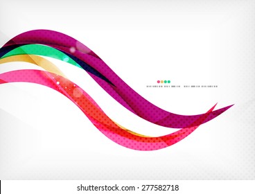 Purple rainbow swirl background, dynamic design