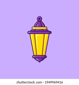 purple ramadhan lantern vector design. lentera for ramadan greeting cards. ramadan kareem