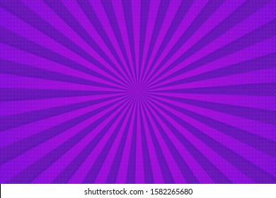 Purple ray background. 
Purple rays vector that looks beautiful.