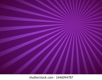 Purple rays abstract vector illustration radial lines background