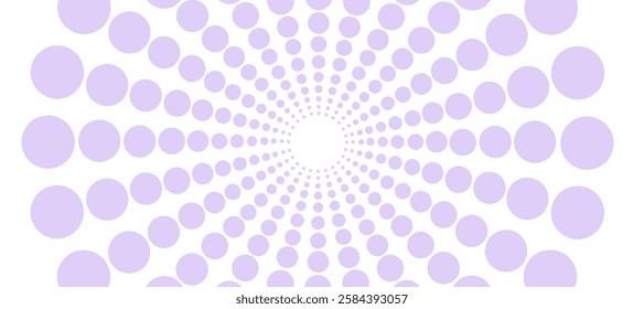 Purple rays from dots in the white background