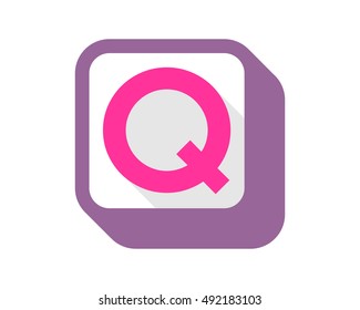 purple rectangle alphabet typeset typeface typography font image vector icon