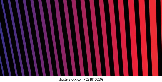 Fondo púrpura y rojo con patrón de líneas de ilustración diagonal