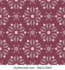 Purple red floral seamless pattern. Background with flower design elements for wallpapers, textile and fabrics